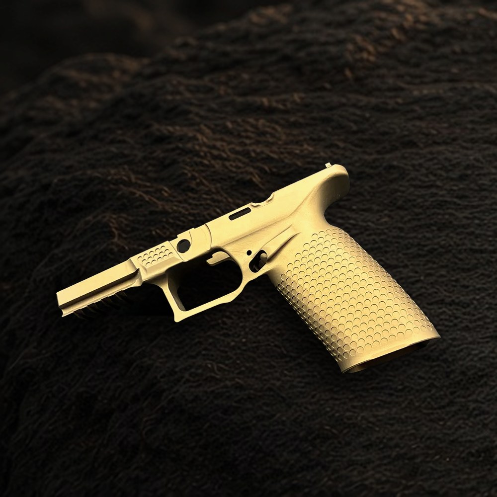 Premium Aluminum Grip Module – Burnt Bronze / Black