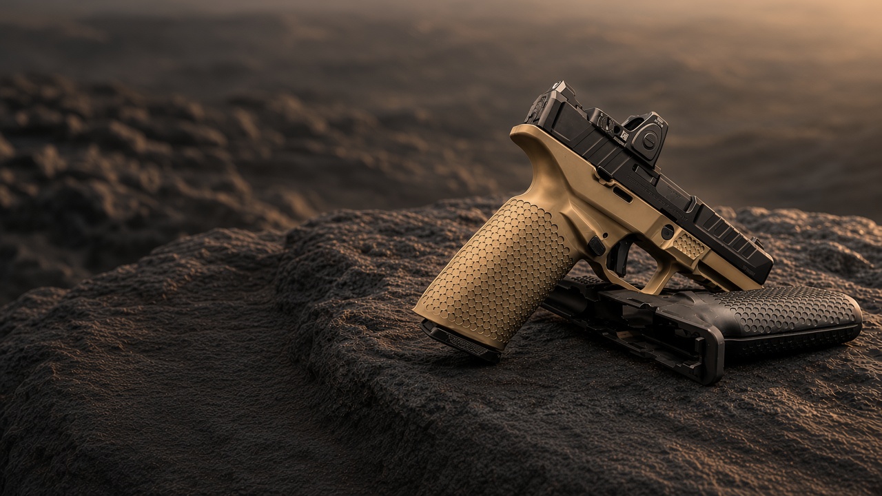 Concept render: grip module on basalt